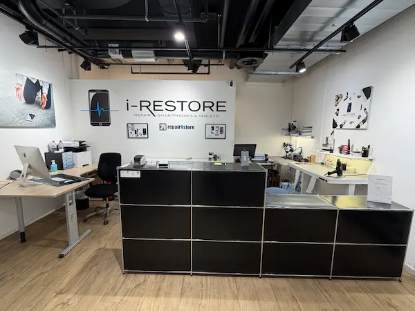 Verkaufsraum der i-Restore Filiale St. Gallen