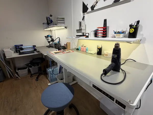 Werkstatt der i-Restore Filiale St. Gallen