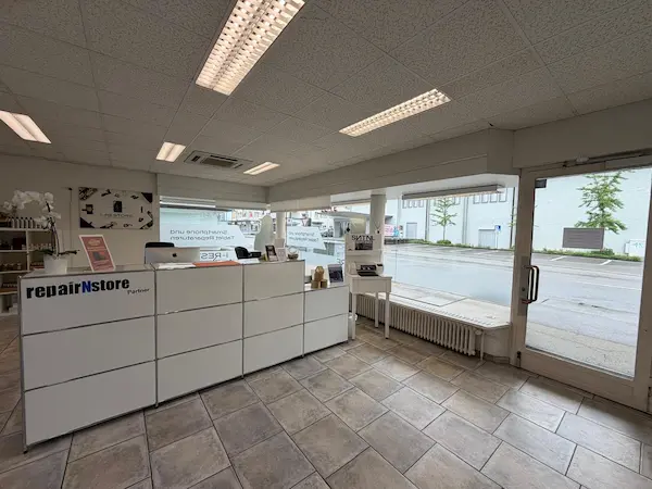 Werkstatt der i-Restore Filiale Wettingen